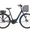 TREK District+ 1C Lowstep elcykel Blå side