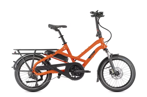 Tern HSD P10 Gen2 orange longtail elcykel sida