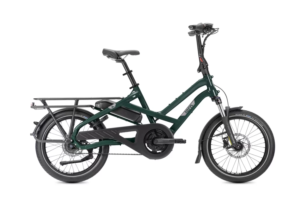 Tern HSD P5i Gen2 bluegreen longtail elcykel sida