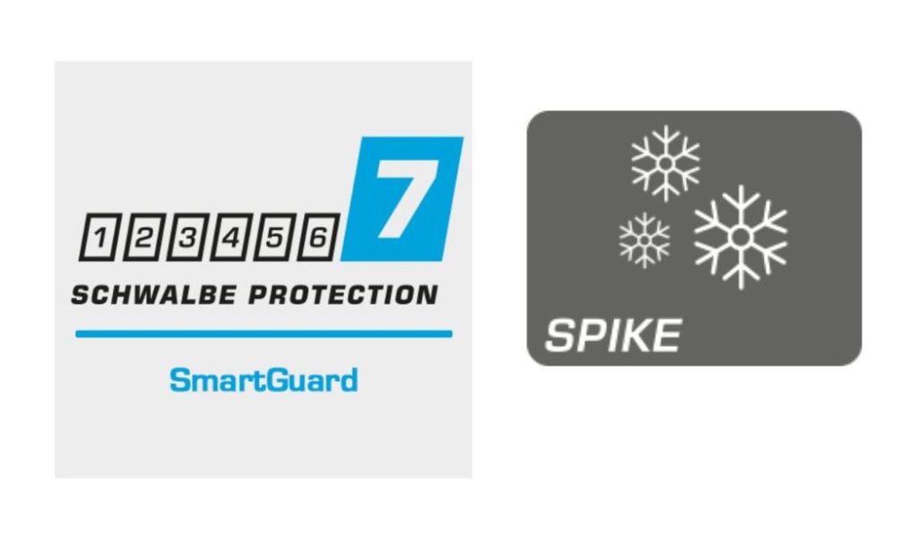 Schwalbe dubbdäck med högsta nivå av punkteringsskyddet SmartGuard för elcyklar.