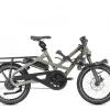 Tern HSD S00 longtail elcykel ihopfälld från sidan